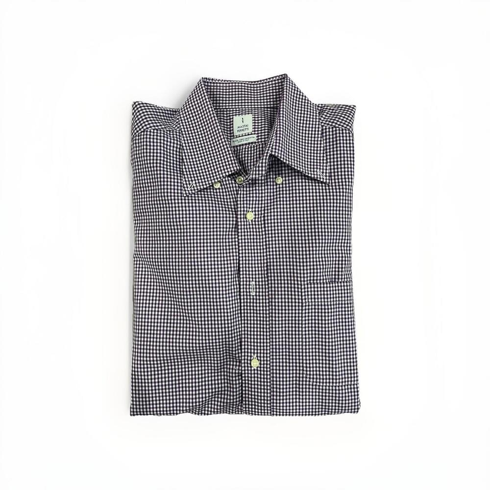 MASTAI FERRETTI MENS CASUAL BUTTON SHIRT 17.5/44 MADE IN ITALY GREAT CONDITION!